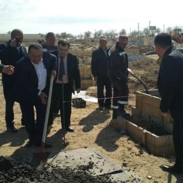 A solemn ceremony of the start of construction of a new plant (branch) of our enterprise took place on the territory of Khazarasp in the Khorezm region.