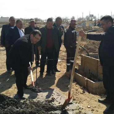 A solemn ceremony of the start of construction of a new plant (branch) of our enterprise took place on the territory of Khazarasp in the Khorezm region.