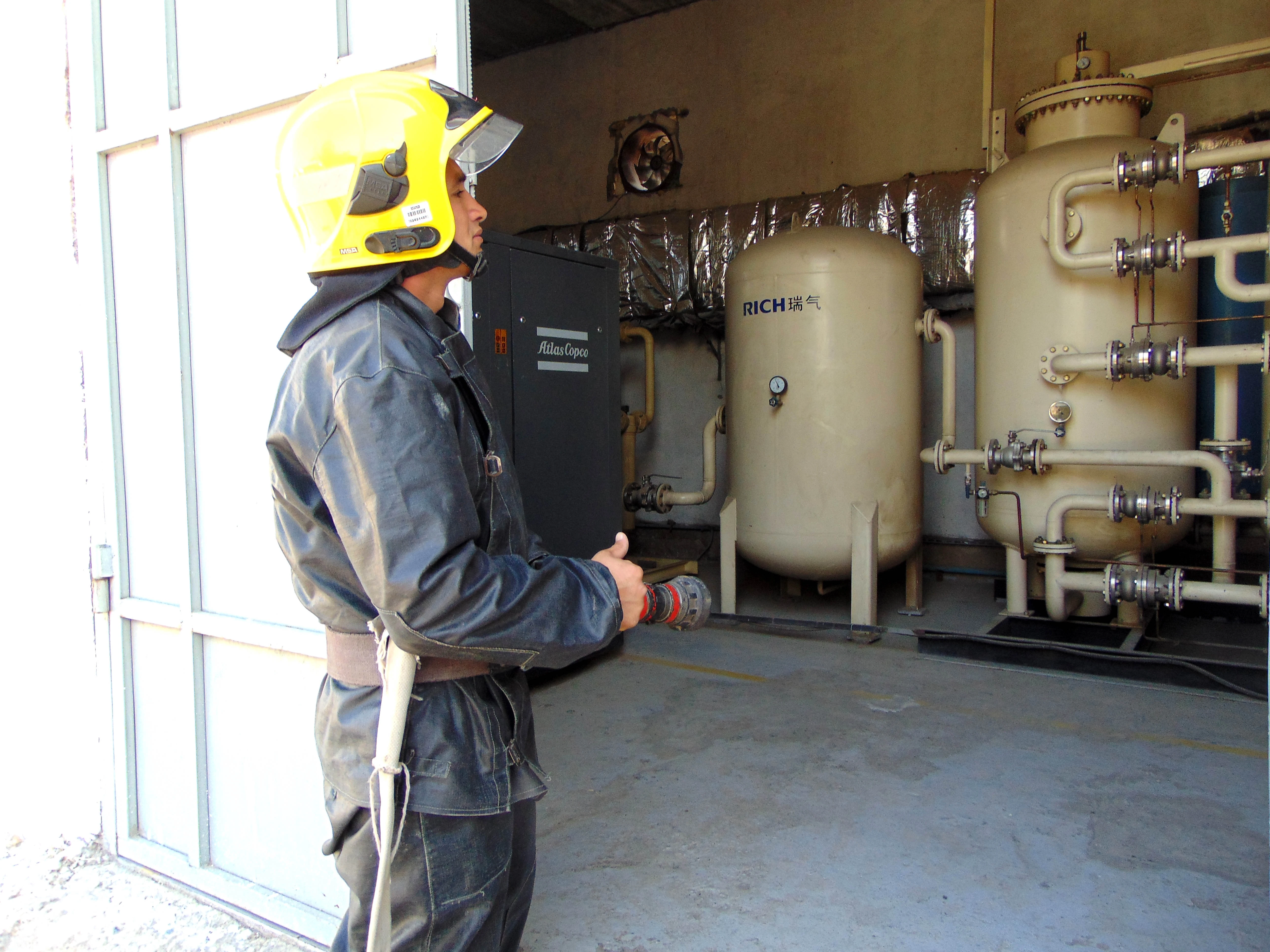 Scheduled fire safety exercises were held at the O'ZERA CLIMATE CONTROL plant. Fire departments and employees of the enterprise took part in it.